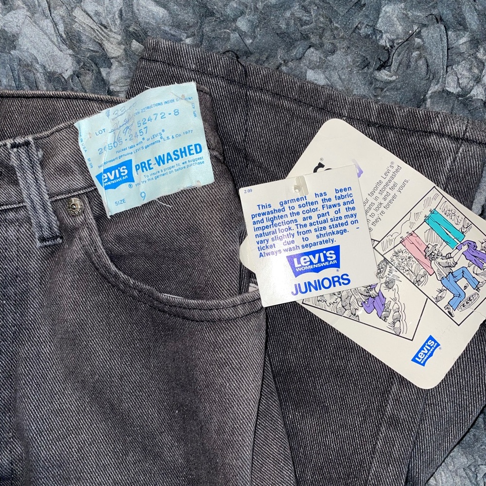 NWT 1970’s Vintage Levi’s W26 L34 - Picture 6 of 8